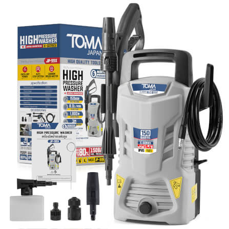 เครื่องฉีดน้ำแรงดันสูง TOMA JAPAN รุ่น JP-99X 150 บาร์ 1800 วัตต์_9